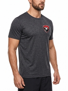 Camiseta Dumela Personalizada para Hombre, Verde Oliva, Manga Corta, Cuello Redondo, Casual, Estampado por Transferencia Térmica, Corte Ajustado, Secado Rápido, Transpirable, 100% - Product Image 3