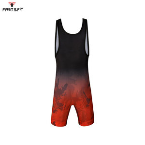 Wrestling <b>Singlets</b> <b>Mens</b> Compression Wrestling Uniform Suit - Product Image 4
