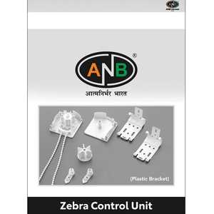 Sistema de Persiana Enrollable Romana ANB de Tamaño Personalizado, Unidad de Control Zebra, Patrón Vertical, Instalación Integrada, Función de Oscurecimiento, Manual - Product Image 2