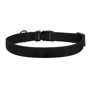 Collier pour chat en cuir de vachette véritable, nouveau design personnalisé, plusieurs couleurs, collier de luxe pour chats, fournitures en gros - Product Image 2