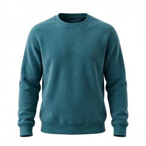 เสื้อสเวตเชิ้ตคอกลมสีน้ำตาลล้วนสำหรับผู้ชาย ทรงปกติ แขนยาว ผ้าถัก สำหรับฤดูใบไม้ร่วง จากบังกลาเทศ - Product Image 1
