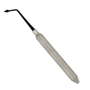 Élévateur dentaire chirurgical hybride luxateur noir en acier inoxydable, type pique gauche angulaire, pour extraction de racines, ensemble d'outils - Product Image 3