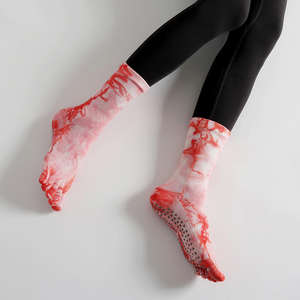 Calcetines de yoga profesionales antideslizantes de cinco dedos para mujer, de algodón puro, para interiores. - Product Image 2