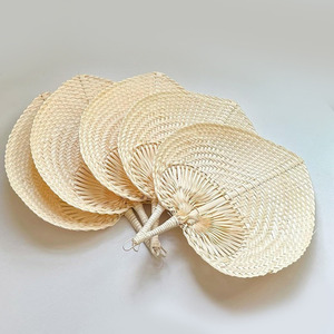 Abanicos de mano de bambú a precio económico, abanico de mano de fibra natural, mini abanico de mano, alta calidad, venta al por mayor - Product Image 1