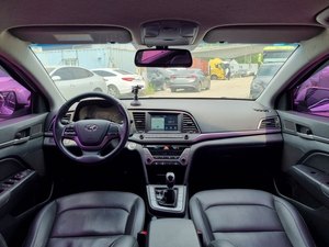 2016 White Avante AD Elantra Gas/Petrol Automatic Leather Sedan Used Car <b>Heated</b> Seats Navigation TPMS Left Hand Drive - Product Image 3