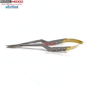 Micro Scissors 8 Inch Manual Stainless Steel <b>Neurosurgery</b> Autoclavable Precision Surgical Cutting <b>Instrument</b> for Delicate - Product Image 3