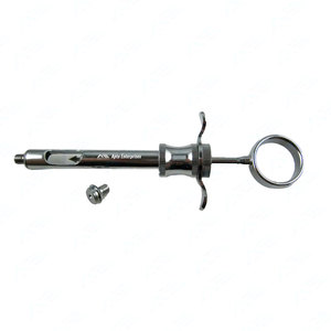 Instrument chirurgical pour injection précise et procédures dentaires professionnelles, seringue auto-aspirante dentaire en acier inoxydable - Product Image 1
