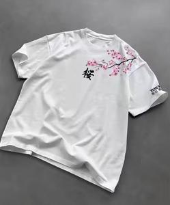 Camiseta Personalizada de Manga Corta, Corte Regular, 100% Algodón, Estilo Urbano Hip Hop, Logotipo Frontal, Secado Rápido - Product Image 2