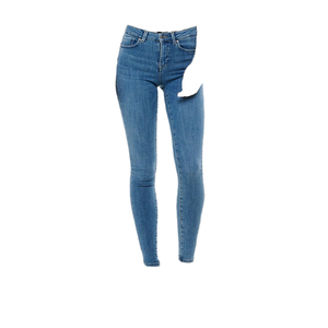 Jeans de Mezclilla para Mujer, Talla Grande, Casuales, Sólidos, Transpirables, de Pierna Recta, con Lavado Desgastado y Abertura en el Dobladillo, Proveedor BD - Product Image 5