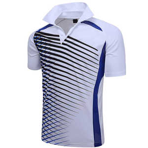 Chemises polo personnalisées avec logo, design uni en coton, tee-shirts de golf, prix de gros, polos décontractés pour hommes à manches courtes - Product Image 3