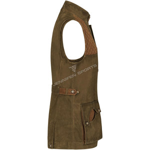 Chaleco de Viaje Multibolsillos para Hombre, Resistente al Viento, de Alta Calidad, para Caza, Pesca y Escalada, en Cuero Vacuno Genuino - Product Image 5