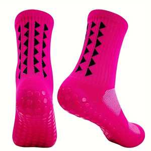 New Custom Quick-Dry Knee High Athletic <b>Socks</b> For Winter Sports Embroidered Logo Mesh Ventilation <b>Polyester</b>/Cotton Material - Product Image 4