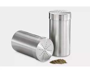 Modern Square Stainless Steel <b>Salt</b> and Pepper <b>Shaker</b> Set Durable Metal Spice Dispenser Kitchen Tabletop Seasoning Pots 2Pcs - Product Image 3