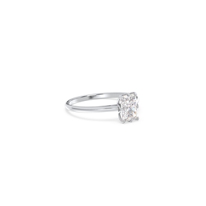 Bague de fiançailles REYES Timeless Radiant Cut Solitaire en diamant de laboratoire cultivé en or massif 14 carats, certifiée IGI, bijoux fins pour femmes - Product Image 3
