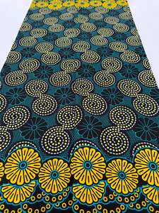 Premium African Wax Print Ankara Cotton Fabric for Dressmaking and Sewing with Traditional <b>Moroccan</b> Inspired Wax Style Patterns - Product Image 6