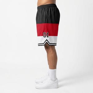 Pantalones Cortos de Baloncesto Personalizados con Nombre, Impresión Sublimada, Rojo, Negro, Blanco, Malla Transpirable, Cintura Elástica, Corte Regular, Ropa Deportiva - Product Image 4