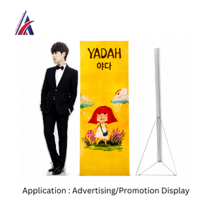 Proveedor de Malasia: Soporte de Exhibición de Banner de 1200mm de Altura con Diseño Humano para Publicidad en Oficina, el Más Vendido - Product Image 3