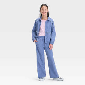 Conjunto Deportivo Personalizado de Alta Calidad para Niñas, con Estampado de Dibujos Animados, Transpirable, Ligero, de Algodón, con Sudadera con Capucha y Pantalones, Colores Personalizados - Product Image 5