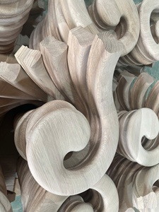 Barandilla de Escalera Curva de Madera Sólida Ecológica de Estilo Tradicional, Junta de 2-1/4 Pulgadas de Ancho, Pieza de Barandal de Escalera de Instalación Rápida Resistente al Agua - Product Image 2