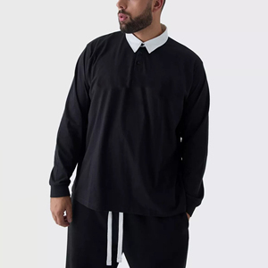 Camiseta de Golf OEM de Poliéster/Algodón, Color Personalizado, 220g, Tejido Sólido, Diseño Único, Estilo Urbano, Transpirable, de Alta Calidad - Product Image 5