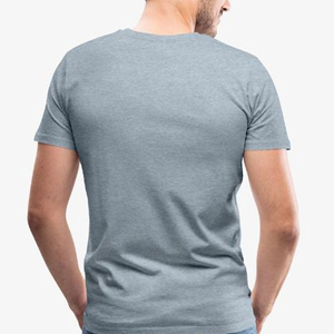 เสื้อยืดคอกลมแขนสั้นผู้ชาย สีเทา ทรงปกติ ผ้าฝ้าย ทอแบบเจอร์ซีย์ ระบายอากาศได้ดี น้ำหนัก 180 กรัม เนื้อผ้าเนื้อนุ่ม ใส่สบาย - Product Image 2