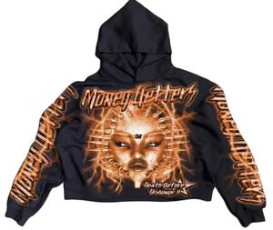 Vente en gros OEM Sweatshirts à capuche en molleton pour hommes 100% coton Sweats à capuche surdimensionnés Sweats à capuche unisexes pour hommes Logo personnalisé - Product Image 4