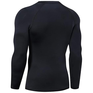Camiseta de Compresión Deportiva para Hombre con Logotipo Personalizado, Manga Larga, Secado Rápido, para Gimnasio, Entrenamiento, Running, Fitness, Ropa Deportiva OEM - Product Image 6