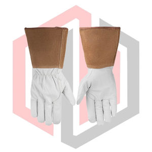 Guantes de Jardinería Resistentes al Fuego, de Cuero Dividido, Cosidos, Sin Silicona, Sin Polvo, 14 Pulgadas - Product Image 5