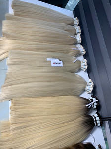 ผมต่อแบบดิบเวียดนาม65ซม. สีออมเบร # 1B/613ปริมาณมากแบบพรีเมียม - Product Image 5