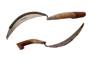 Hoz de Acero de Grado Industrial con Mango de Madera y Dientes Cortos para Podar Jardines y Cortar Césped, Calidad de Exportación al por Mayor - Product Image 4