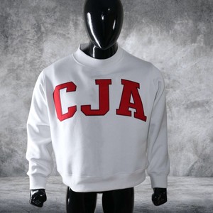 เสื้อสเวตเชิ้ตคอเต่าทรงโอเวอร์ไซส์สำหรับผู้หญิง รุ่น CJA สีขาว ผลิตจากผ้าฝ้ายฟลีซเนื้อหนา รับผลิตแบบ OEM โดยผู้ผลิตและผู้จัดจำหน่าย - Product Image 1