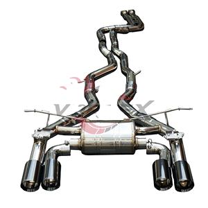 Système d'échappement avec silencieux Catback en acier inoxydable Vortex Valvetronic pour BMW F87 M2C 3.0T N55 2014-2018 Valve Installation facile - Product Image 1