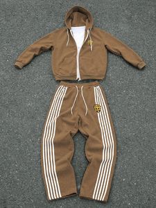 Uniformes al por Mayor de Primera Calidad, Ligeros, para Hombre, Conjuntos Deportivos Completos, Ropa de Calle, Invierno, 100% Algodón, Anti-UV, con Capucha - Product Image 3