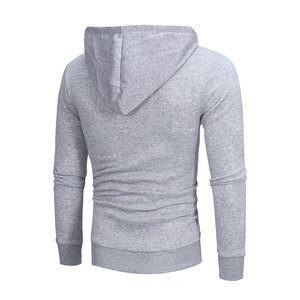 Dernier design – Sweats à capuche surdimensionnés 100 % coton écologiques pour l'automne, avec impression de logo personnalisée, en stock, respirants - Product Image 3