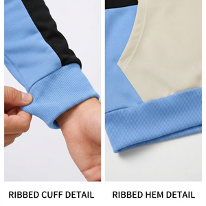 Ensembles de survêtements pour hommes personnalisés, séchage rapide, respirants, 100% coton molletonné, tissu doux, logo personnalisé, utilisation hivernale, survêtement pour hommes - Product Image 5