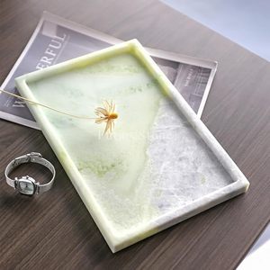 Bandeja de Mármol Económica para Mesa de Comedor, Bandeja de Servicio Multifuncional para Bodas con Diseño Moderno - Product Image 1