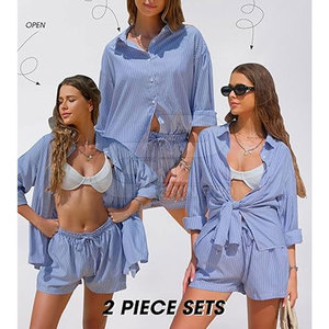 Daily Fashion 2026 Women Summer Shorts <b>Set</b> Stylish Short Suit With Modern Design Soft Material And Relaxed Summer Wear - Product Image 3