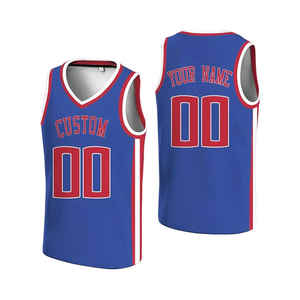 Camiseta de Baloncesto con Logotipo Bordado de Material de Primera Calidad, Nuevo Diseño, Ropa Deportiva Personalizada, Chaleco de Baloncesto Vintage Transpirable - Product Image 1