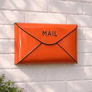Executive Brushed Bronze & Burner Accent Postbox <b>for</b> Modern Residential Homes Decorative Letter <b>Box</b> - Product Image 3