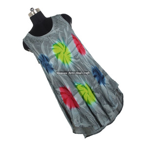Vestido Étnico Tie Dye de Una Pieza Sin Mangas 2026, Vestido Casual Boho Gypsy para Mujer, Vestido de Rayón para la Noche - Product Image 4