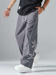Pantalon homme coupe slim noir, pantalon de cérémonie formel, taille élastique, pour mariage et soirée - Product Image 4