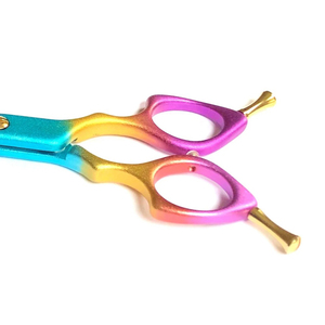 En gros Ciseaux de coiffure professionnels pour salon et barbier, droits, à lame émoussée, pour coupe et effilage - Product Image 6