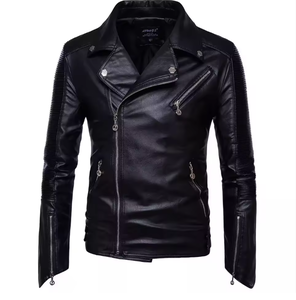 แจ็คเก็ตหนังเทียม PU สไตล์คลาสสิกสำหรับเด็กผู้ชาย ดีไซน์ใหม่ปี 2026 - Product Image 6