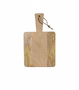 Planches à découper en bois naturel rustique avec finition lisse, idéales pour trancher les légumes, les fruits, la viande, le pain, le fromage, préparation culinaire. - Product Image 2