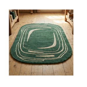 Tapis en laine haute densité antidérapant et écologique pour chambre d'enfant, bureau, couloir – Tapis tendance provenant d'un fournisseur indien - Product Image 1