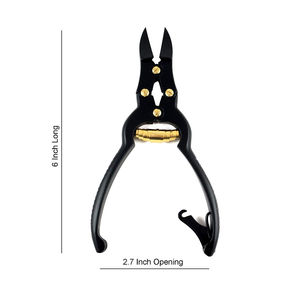 Coupe-ongles à lame courbée à double action pour ongles incarnés, en acier inoxydable avec une large ouverture de mâchoire, outil de pédicure professionnel - Product Image 3