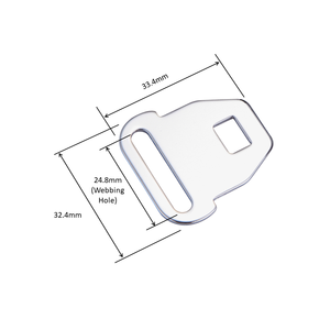 Mini Accesorios de Moda, Elegante Hebilla para Cinturón de Seguridad - Acero al Carbono y Aluminio, Certificación ISO 9001 - Product Image 4