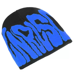 Gorros de Punto Jacquard Personalizados con Diseños Gráficos, Estilo Urbano, Gorros de Invierno de Colores Sólidos, Gorros Personalizados - Product Image 3