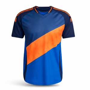 Maillot de football rétro respirant pour entraînement d'équipe, tenue de sport unisexe, maillot de foot court 100 % polyester personnalisable - Product Image 5