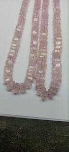 Perles en Morganite Rose Naturelle Facettées, Coupe Étagée, Forme Hexagonale, Taille de 4,5 mm à 6,5 mm, Disponibles en Gros à Prix de Perles - Product Image 2